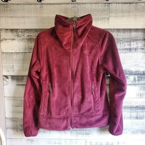 Maroon/Burgundy North Face Fleece Jacket